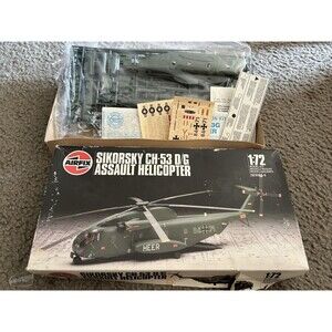 Vintage Airfix Sikorsky CH-53 D/G Assault Helicopter Model Kit 1:72 # 06004 New